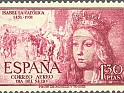 Spain 1951 Isabel La Catolica 1,30 PTA Lila Rosaceo Edifil 1099. Spain 1951 Edifil 1099 Isabel Catolica. Subida por susofe